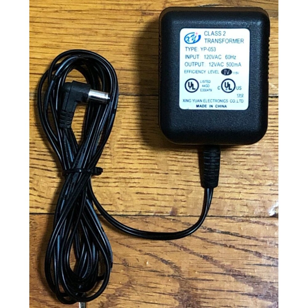 XY Power Adapter Class 2 Transformer 12VAC 500mA 120VAC YP-053 Charger - Picture 1 of 3
